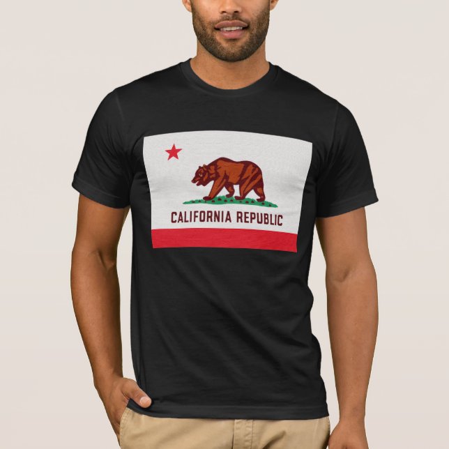Camiseta Bandera del estado de California (Anverso)