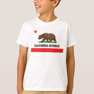 Camiseta Bandera del estado de California