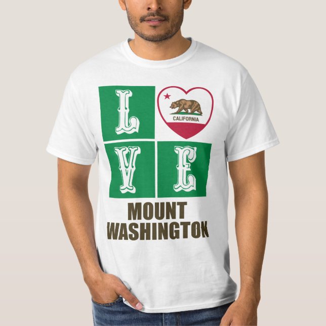 Camiseta Bandera del Estado de California: El Monte del Amo (Anverso)