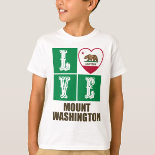 Camiseta Bandera del Estado de California: El Monte del Amo