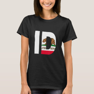 Camiseta Bandera del Estado de California Idaho ID Boise Ci