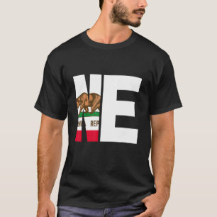 Camiseta Bandera del Estado de California Nebraska NE Citie