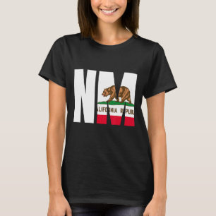 Camiseta Bandera del Estado de California Nuevo México Ciud
