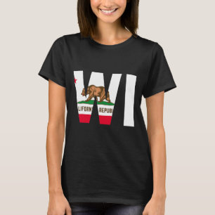 Camiseta Bandera del Estado de California Wisconsin WI Citi