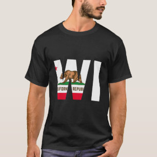 Camiseta Bandera del Estado de California Wisconsin WI Citi