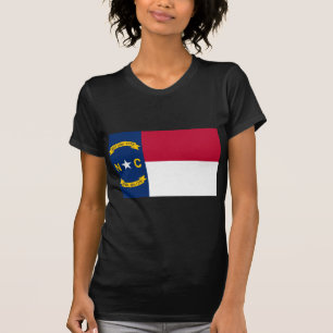 Camiseta Bandera del estado de Carolina del Norte