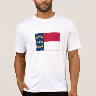Camiseta Bandera del Estado de Carolina del Norte