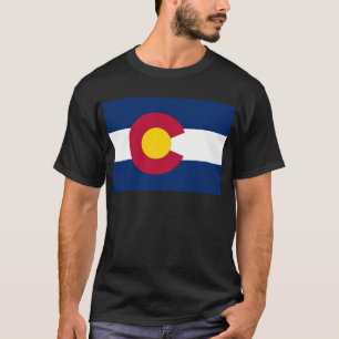 Camiseta Bandera del estado de Colorado