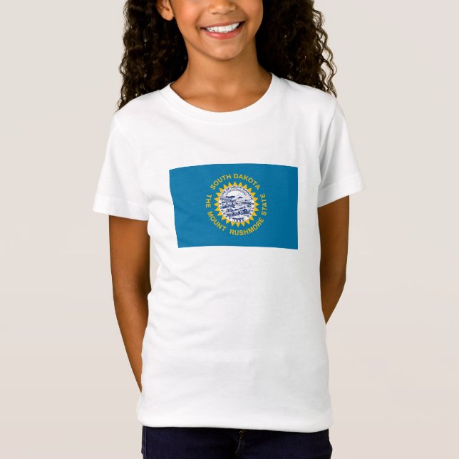 Camiseta Bandera del Estado de Dakota del Sur (Anverso)