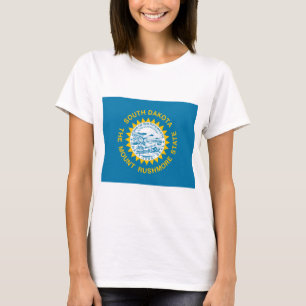 Camiseta Bandera del Estado de Dakota del Sur