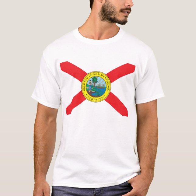 Camiseta Bandera del estado de Florida (Anverso)
