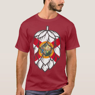 Camiseta Bandera del Estado de Florida Craft Beer Hop Cone