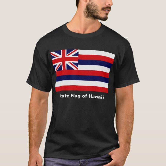 Camiseta Bandera del Estado de Hawái (Anverso)