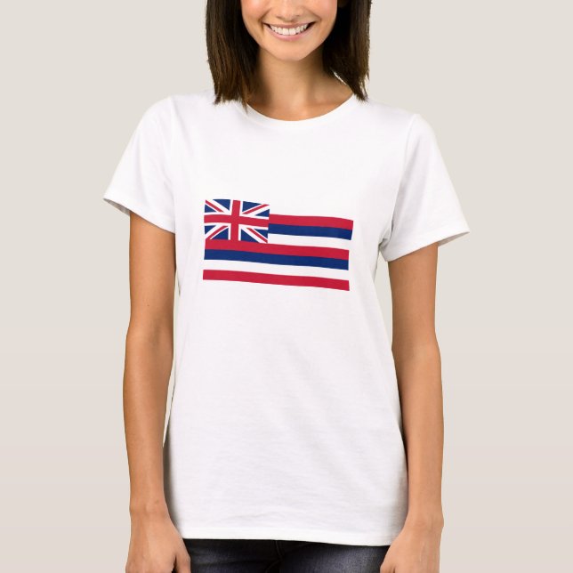 Camiseta Bandera del Estado de Hawái (Anverso)