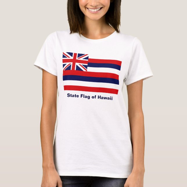 Camiseta Bandera del Estado de Hawái (Anverso)