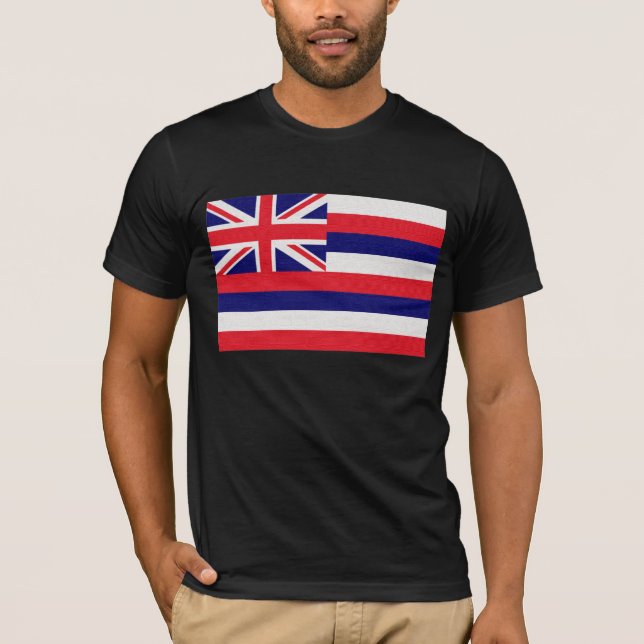 Camiseta Bandera del estado de Hawaii (Anverso)