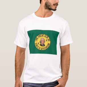Camiseta Bandera del estado de Jefferson