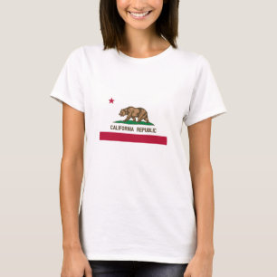 Camiseta Bandera del estado de la República de California