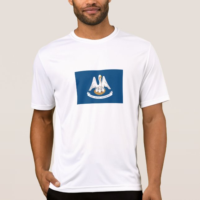 Camiseta Bandera del estado de Louisiana (Anverso)