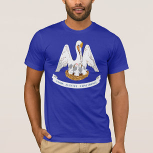 Camiseta Bandera del estado de Luisiana