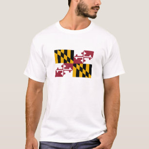 Camiseta Bandera del Estado de Maryland