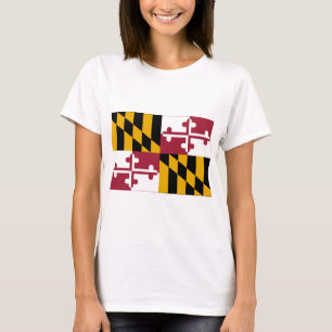 Camiseta Bandera del estado de Maryland