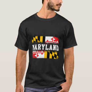 Camiseta Bandera del Estado de Maryland