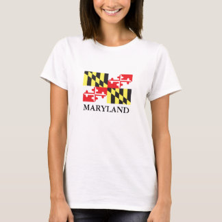 Camiseta Bandera del estado de Maryland