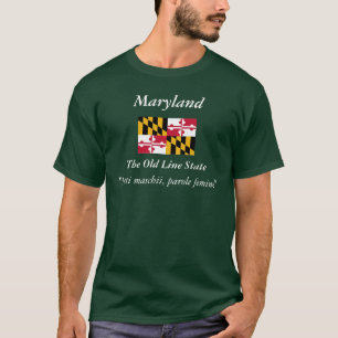 Camiseta Bandera del estado de Maryland
