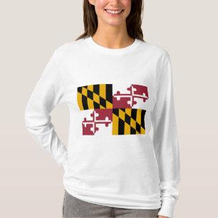 Camiseta Bandera del Estado de Maryland