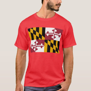 Camiseta bandera del estado de Maryland