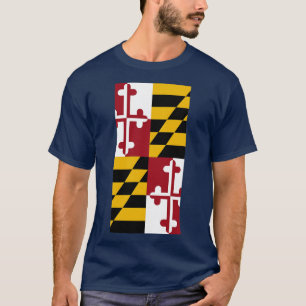 Camiseta Bandera del Estado de Maryland