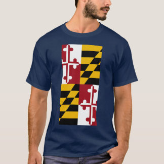Camiseta Bandera del Estado de Maryland