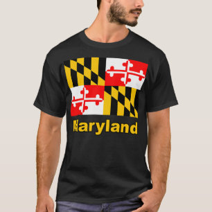 Camiseta Bandera del Estado de Maryland Baltimore Pullover 