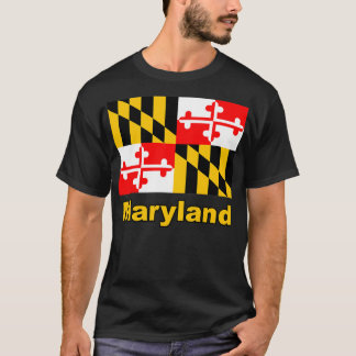 Camiseta Bandera del Estado de Maryland Baltimore Pullover