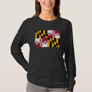 Camiseta Bandera del estado de Maryland Estado de Maryland