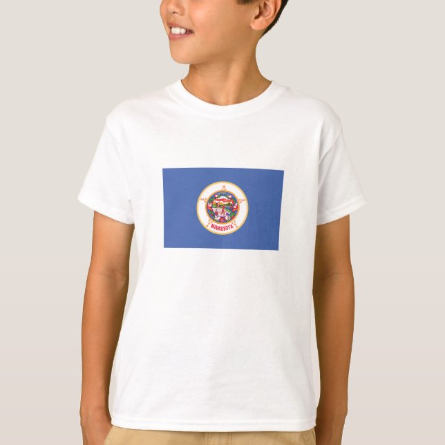 Camiseta Bandera del estado de Minnesota (Anverso)