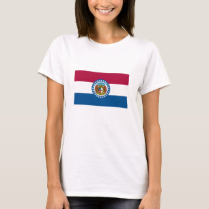 Camiseta Bandera del estado de Missouri