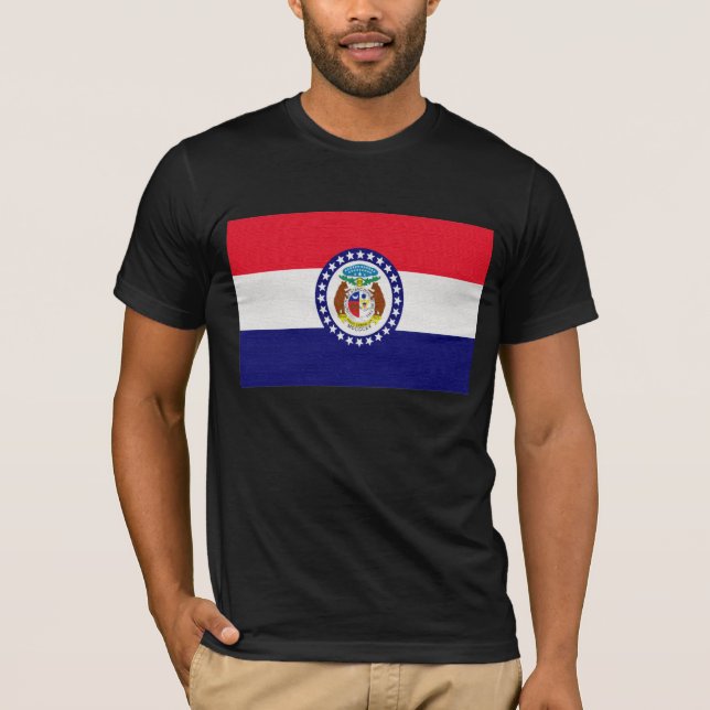 Camiseta Bandera del estado de Missouri (Anverso)