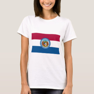 Camiseta Bandera del Estado de Misuri
