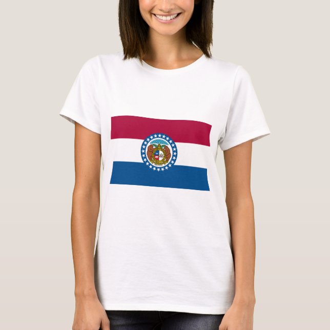 Camiseta Bandera del Estado de Misuri (Anverso)