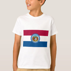 Camiseta Bandera del Estado de Misuri