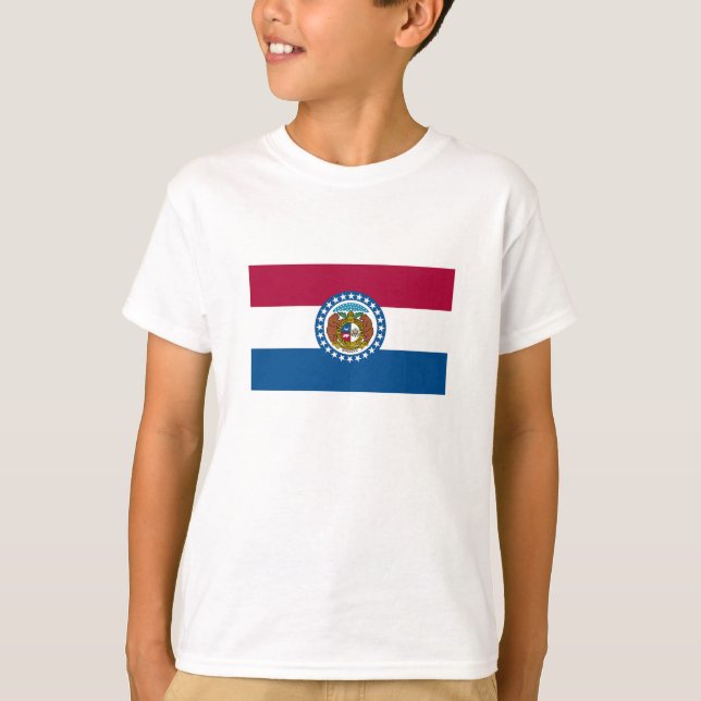 Camiseta Bandera del Estado de Misuri (Anverso)