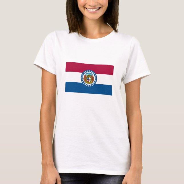 Camiseta Bandera del Estado de Misuri (Anverso)
