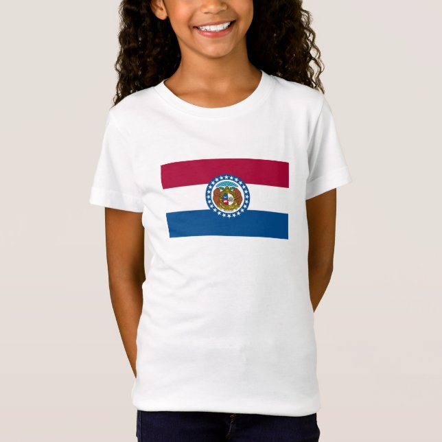Camiseta Bandera del Estado de Misuri (Anverso)