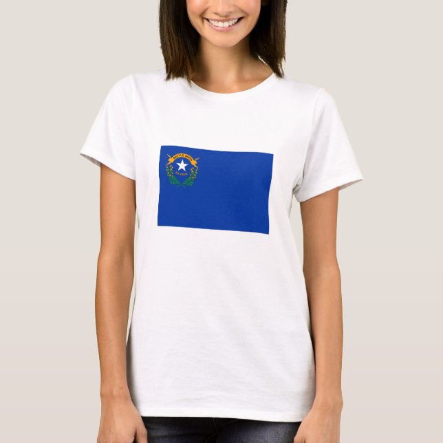 Camiseta Bandera del estado de Nevada (Anverso)