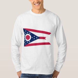 Camiseta Bandera del estado de Ohio