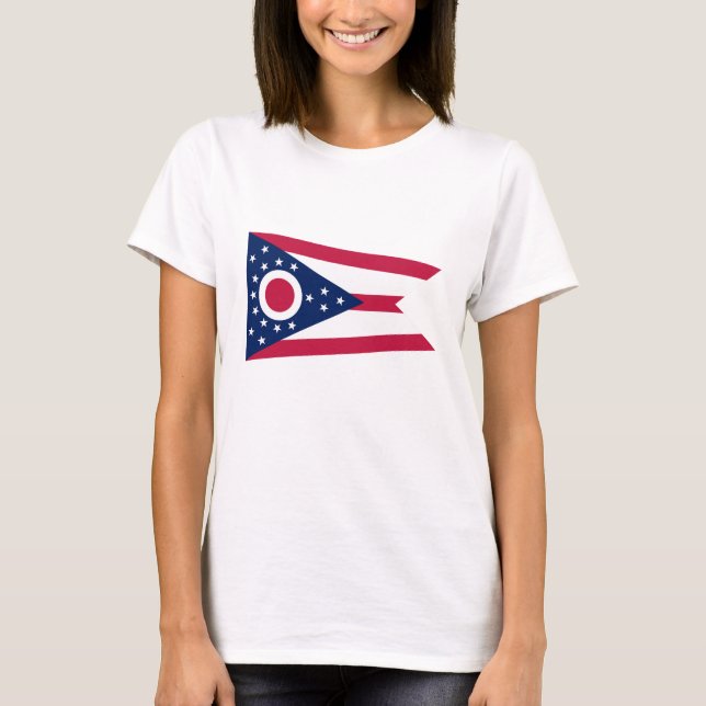 Camiseta Bandera del Estado de Ohio (Anverso)