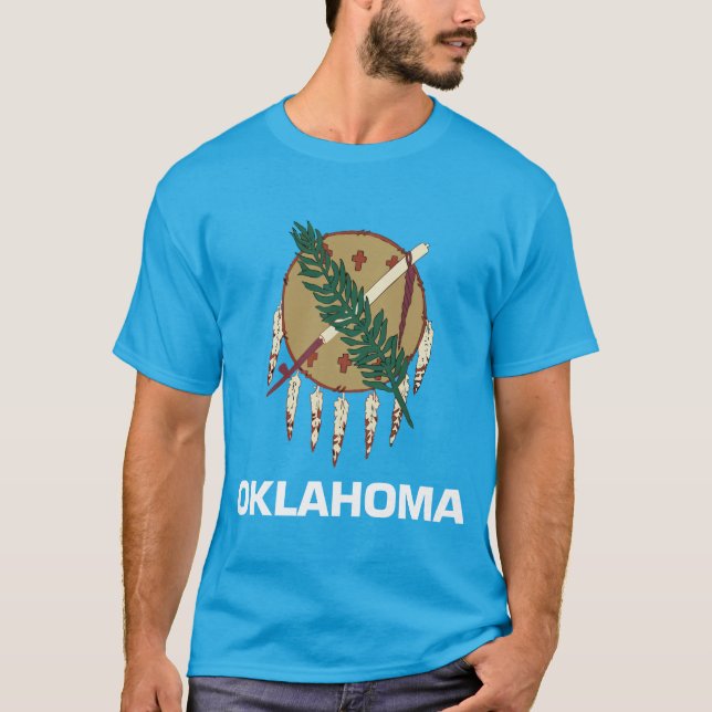 Camiseta Bandera del estado de Oklahoma (Anverso)