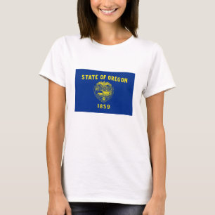 Camiseta Bandera del Estado de Oregon